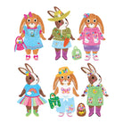 Mudpuppy Magnetic Dress-Up (Garden Bunnies)