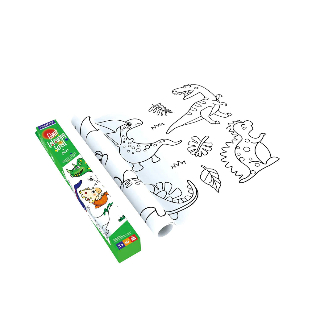 Mier Edu Giant Colouring Scroll (Dino)