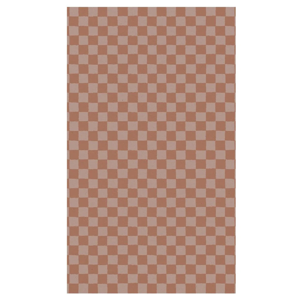 Maileg Giftwrap 10m (Checker Powder-Vintage Rose)