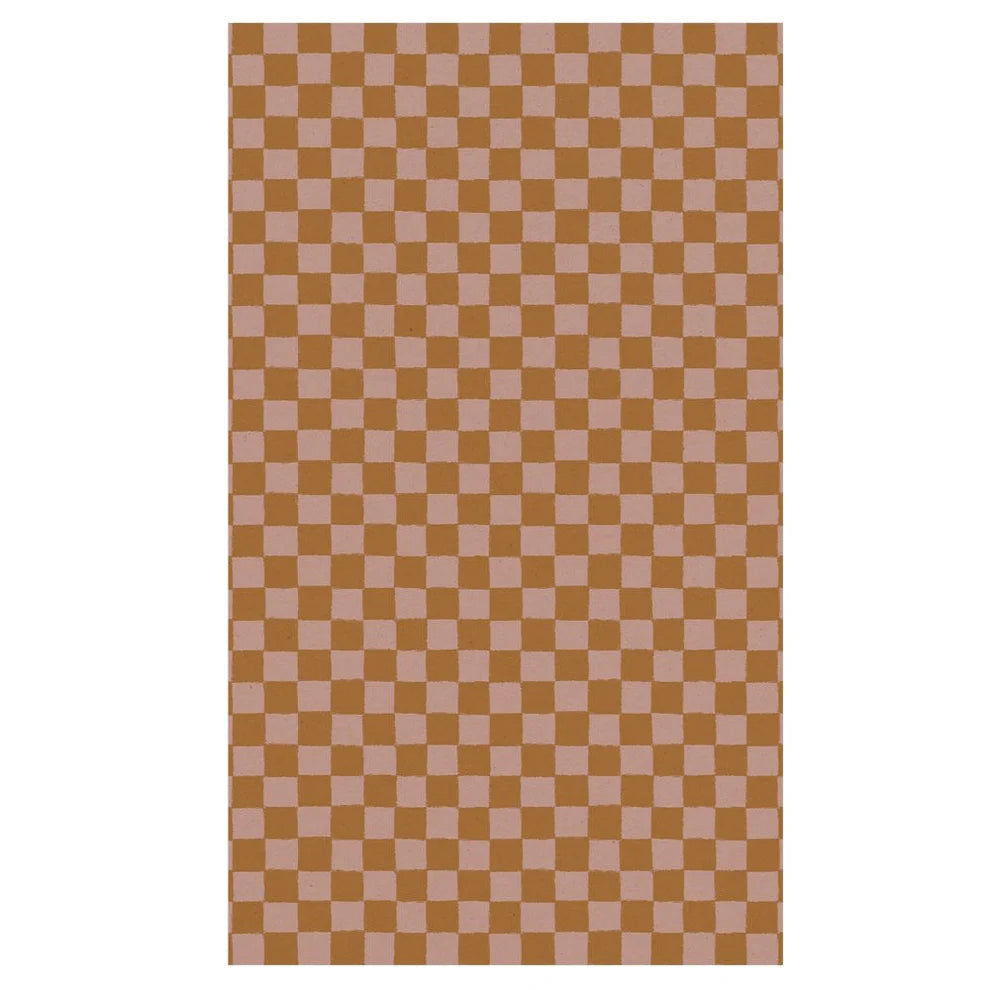 Maileg Giftwrap 10m (Checker Rose-Ocher)