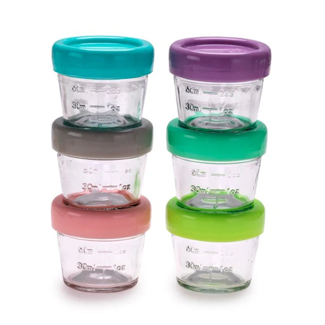 Melii 4oz Glass Food Storage Containers 6pk