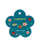 Rex London Glitter Rings Set of 3 (Ladybird)
