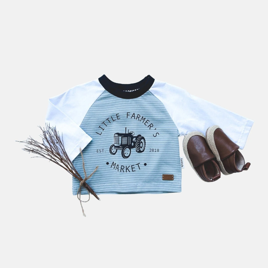 Love Henry Baby Boys LS Graphic Tee (Little Farmers Market)