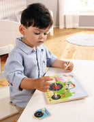 Haba Peg Puzzle (Farm Tractor)