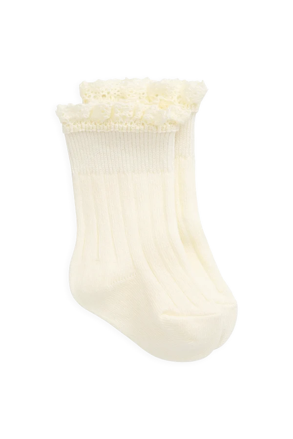 Jamie Kay Harper Knee High Socks (Parchment)