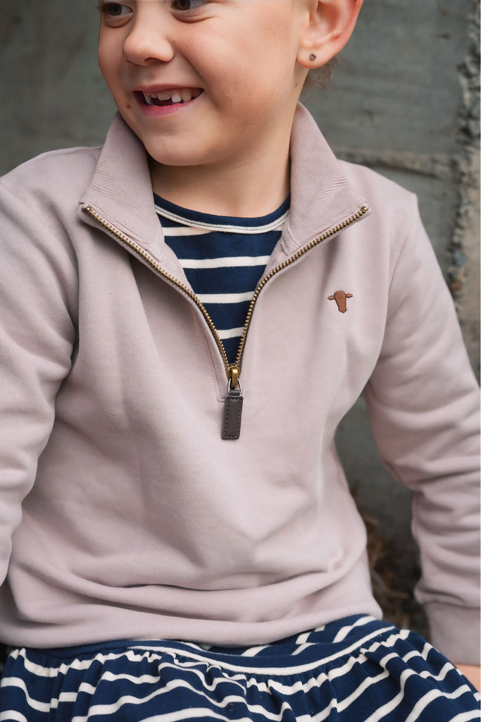 jubee& co girls nora sweat in blush pink