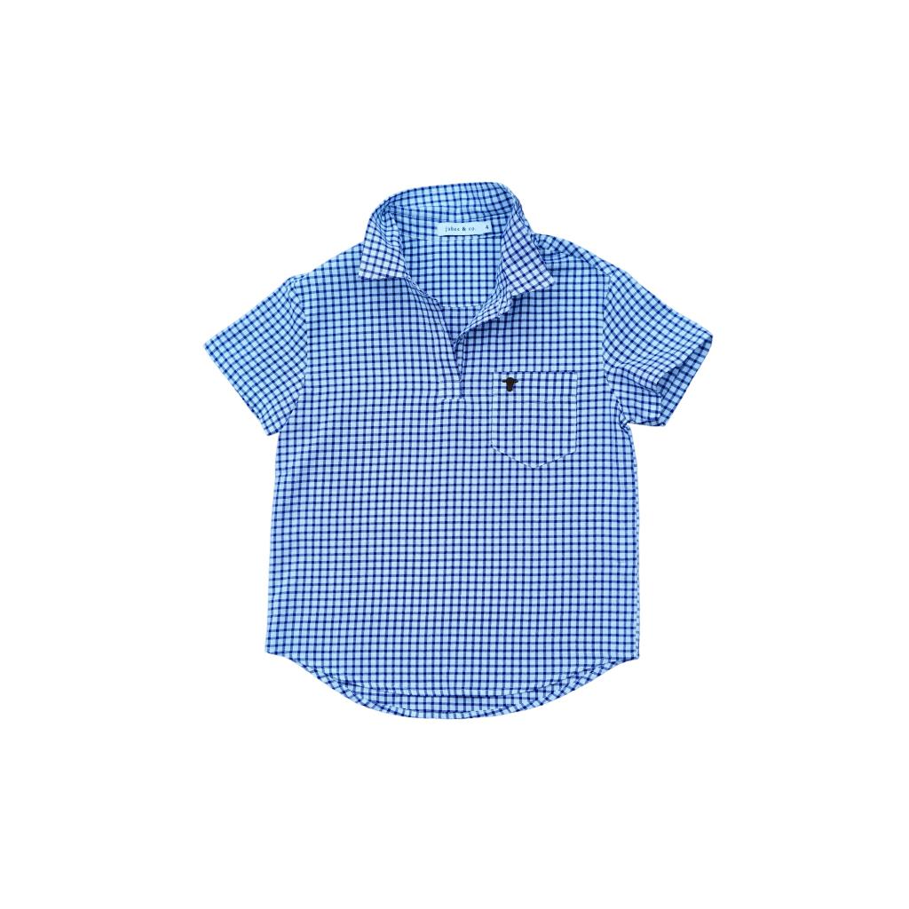 Jubee & Co Sam Shirt (Navy Check)