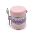Melii Insulated Fidget Food Jar (Pink/Purple/Grey)