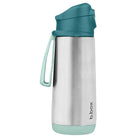 b.box Insulated Sport Spout Drink Bottle 500ml (Emerald Forest)