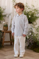 Jamie Kay Organic Cotton Isaiah Shirt (Harbour Stripe)
