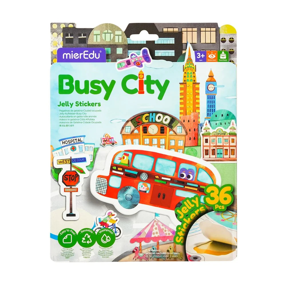 Mier Edu Jelly Stickers (Busy City)
