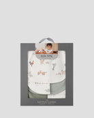 Little Linen Jersey Bib 5pk (Farmyard Lamb)