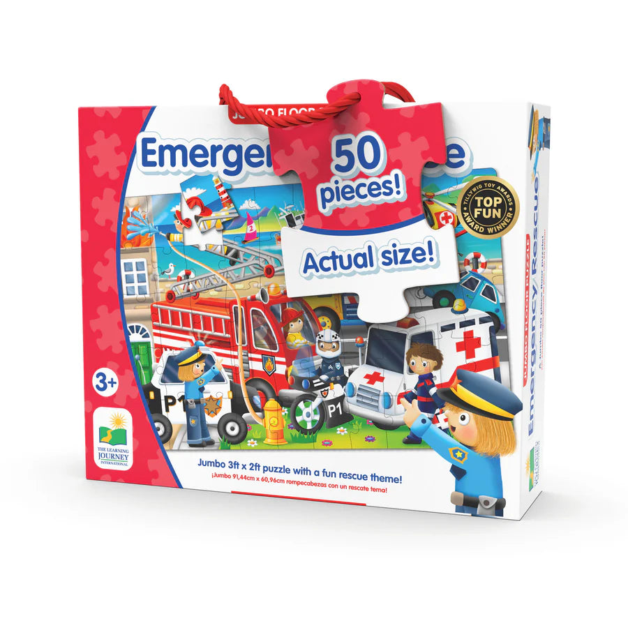 The Learning Journey Jumbo Floor Puzzle (Emergency Rescue)