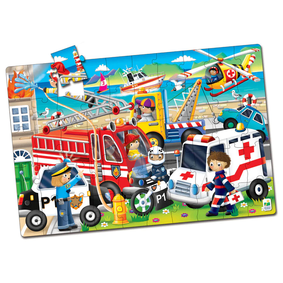 The Learning Journey Jumbo Floor Puzzle (Emergency Rescue)