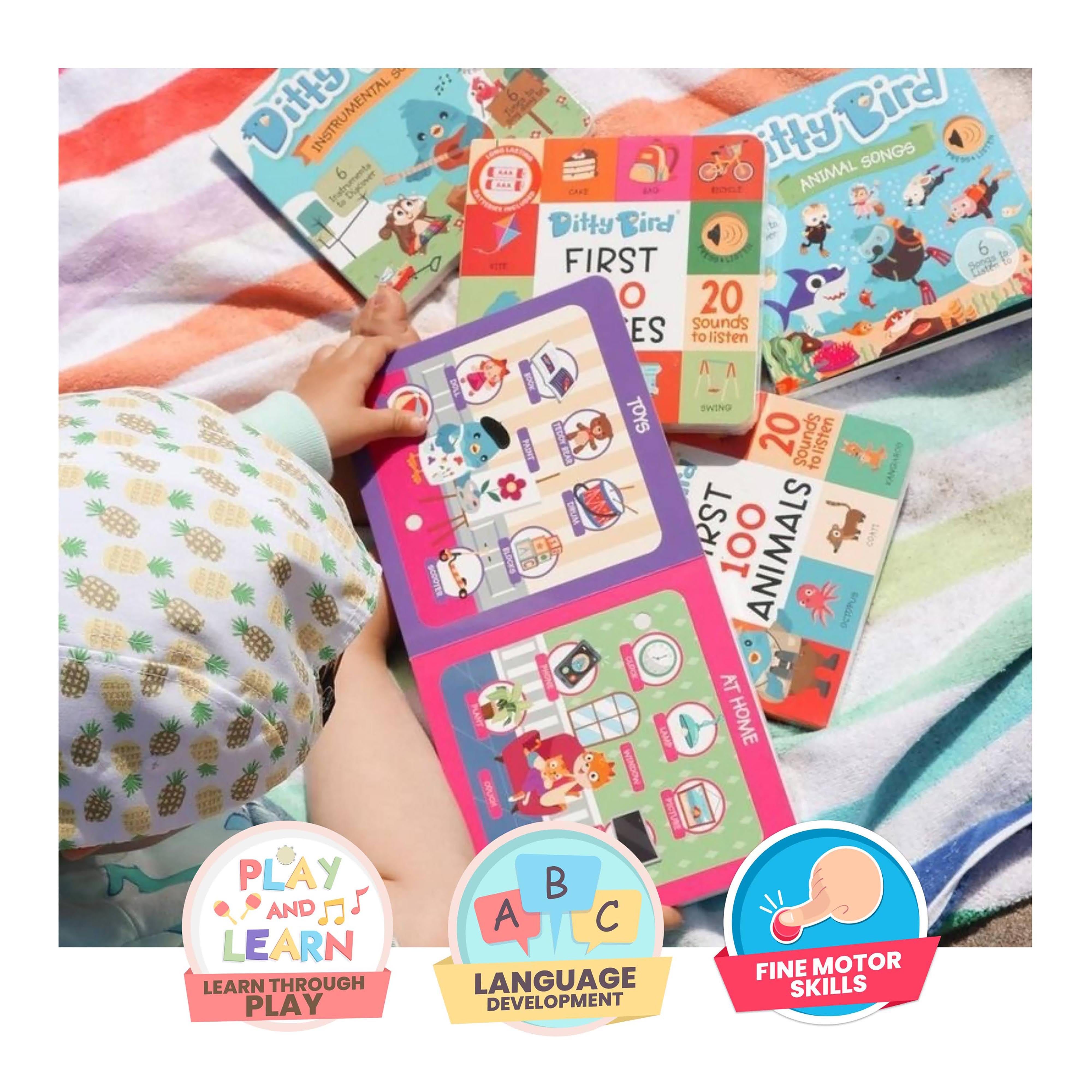 Ditty Bird First 100 Words Sound Book