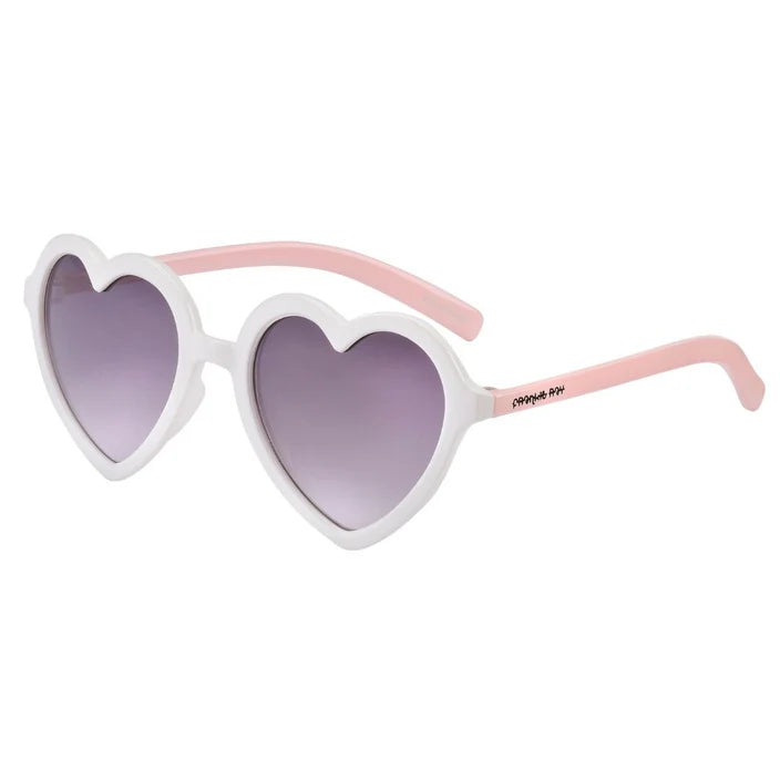 Frankie Ray Heart Kids Sunglasses (Milkshake)