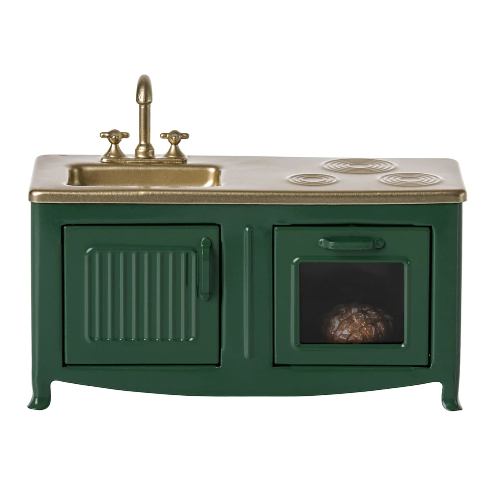 Maileg Kitchen for Mouse (Dark Green)