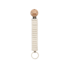 Bibs Knitted Pacifier Clip (Ivory)