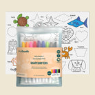HeyDoodle Large Reusable Silicone Activity Mat (Shapeshifters)