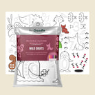 HeyDoodle Large Reusable Silicone Activity Mat (Wild Digits)