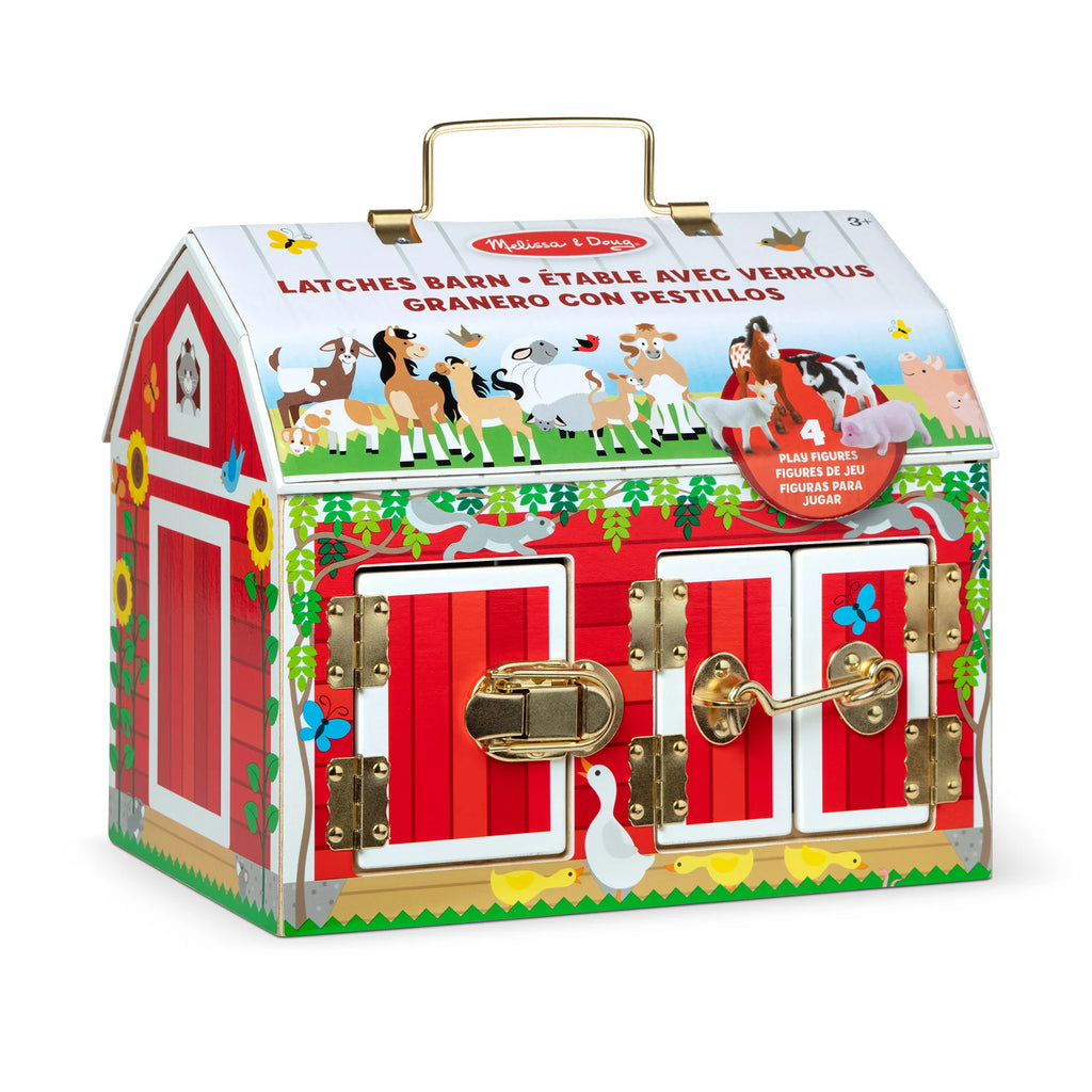 Melissa & Doug Wooden Latches Barn