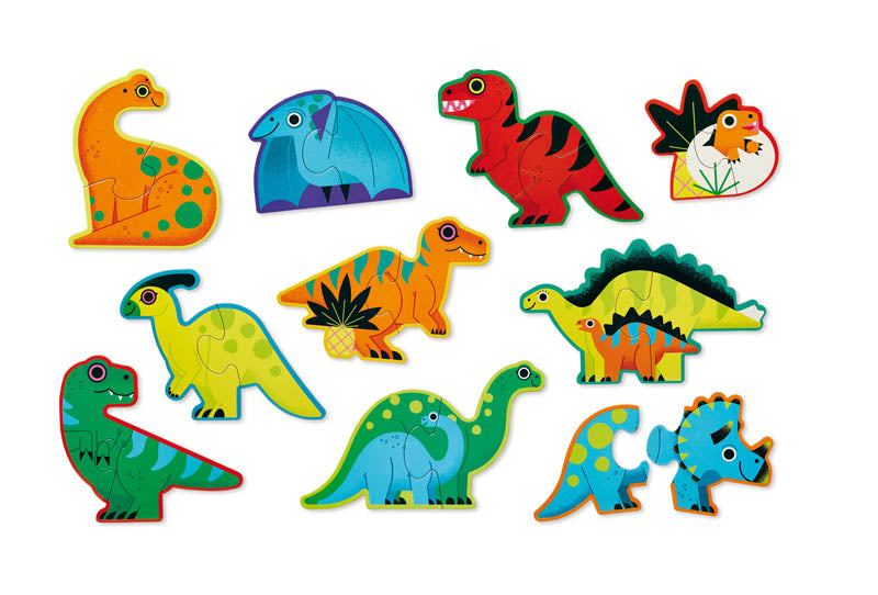 Croc Creek Lets Begin 10 Beginners Puzzles (Dinosaurs)