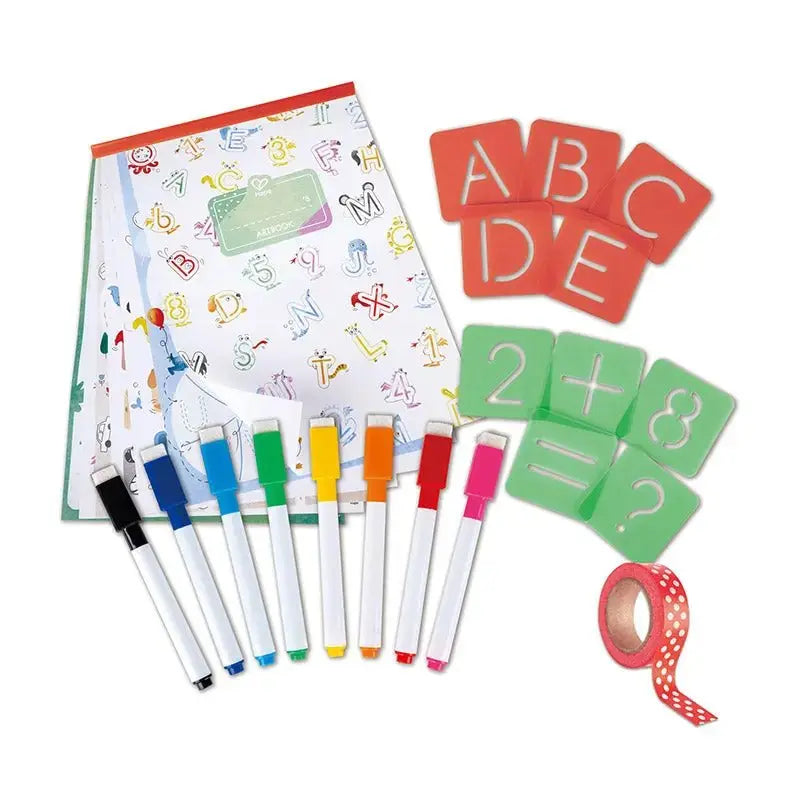 Hape Letters and Numbers Tracing Set