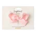 Snuggle Hunny Kids Hair Bow Clip (Light Pink Medium)