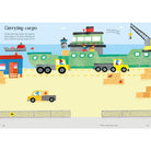 Usborne Little First Stickers Book (Diggers & Cranes)