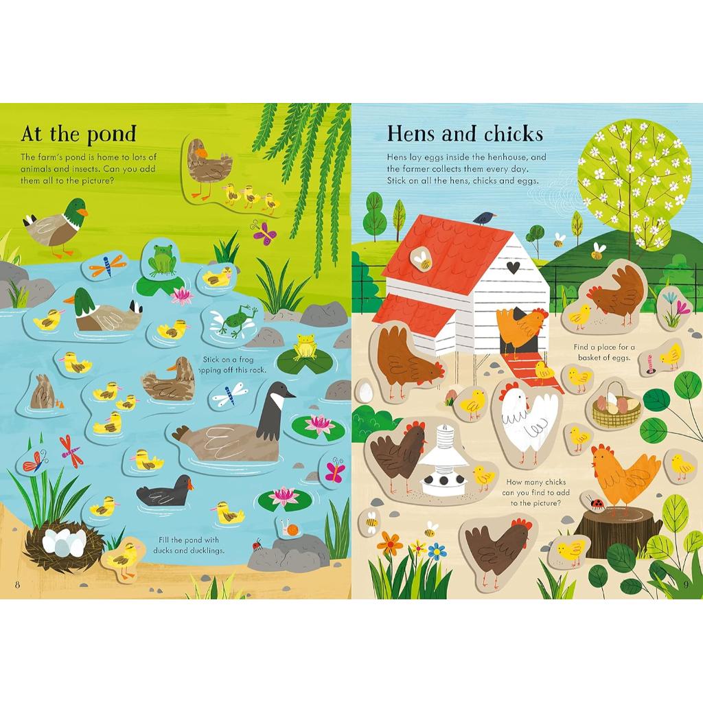 Usborne Little First Stickers Book (Farm)
