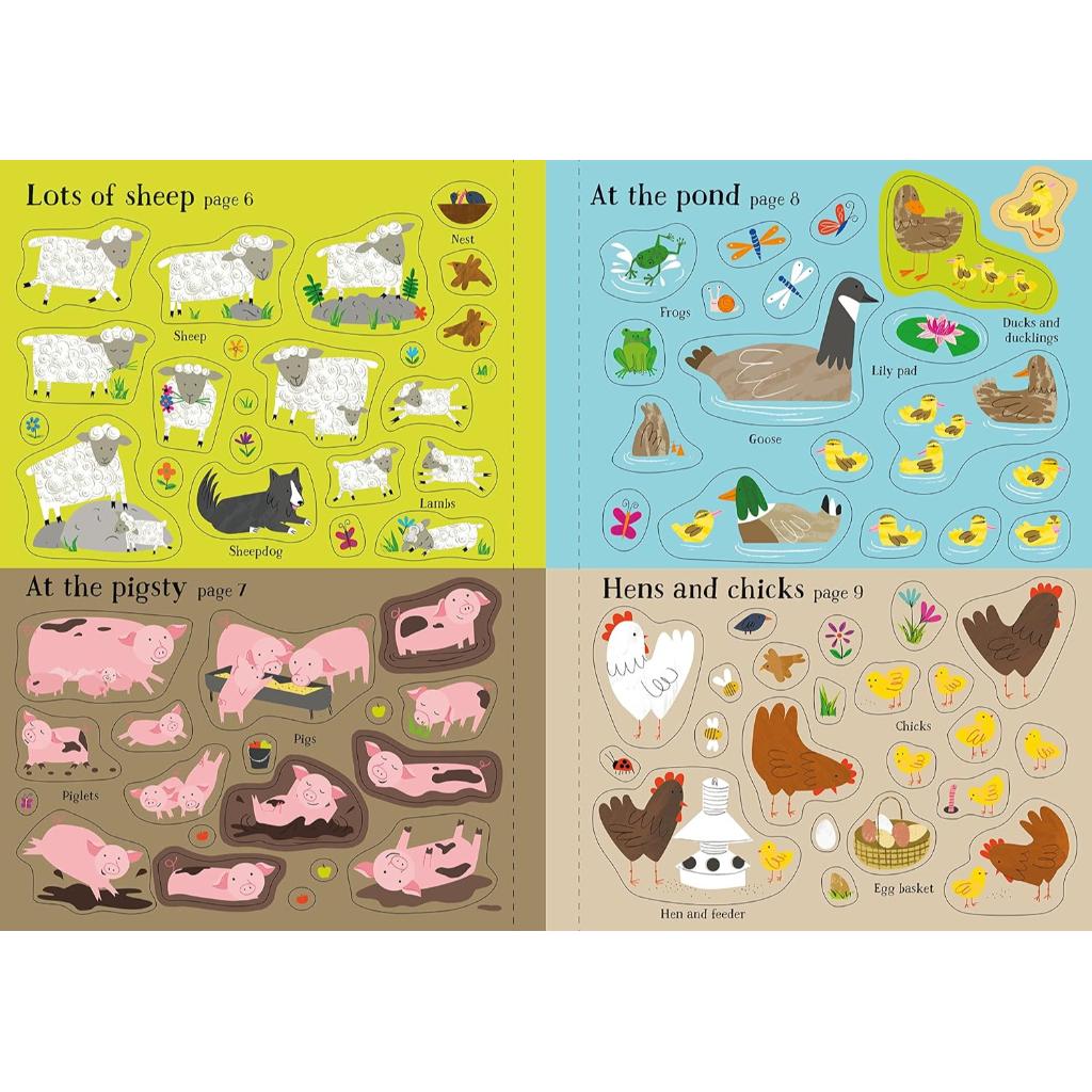 Usborne Little First Stickers Book (Farm)