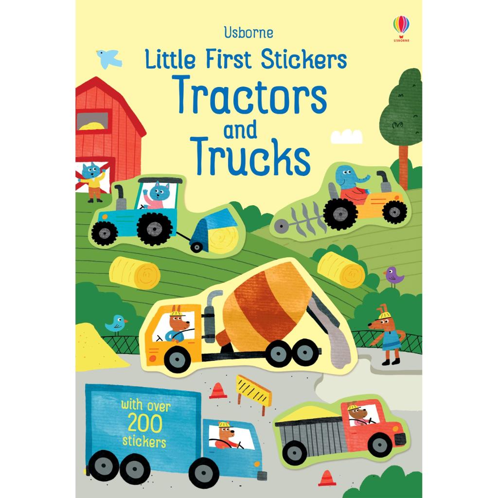 Usborne Little First Stickers Book (Tractors & Trucks)