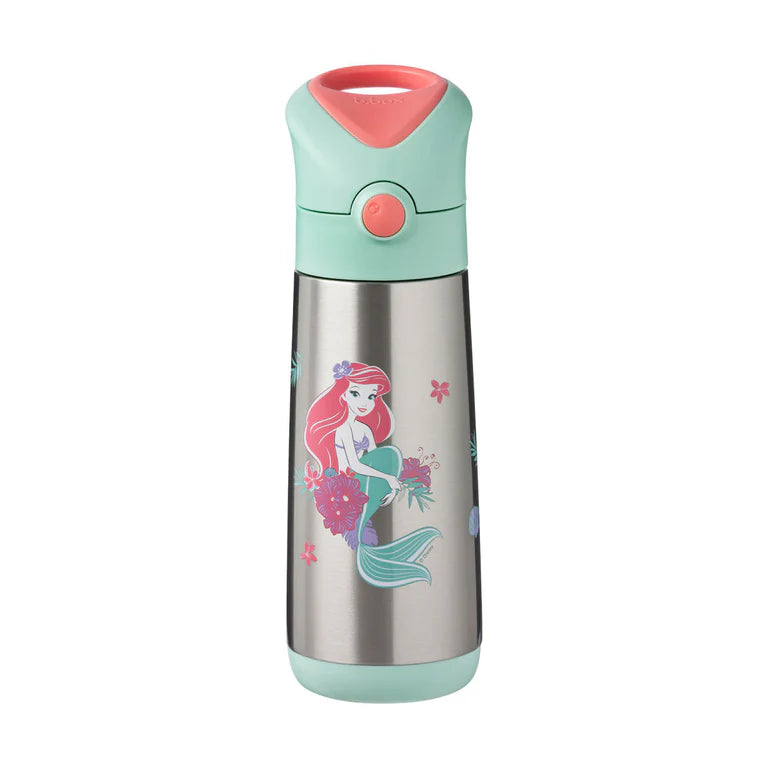 b.box Insulated Drink Bottle 500ml (Disney The Little Mermaid)