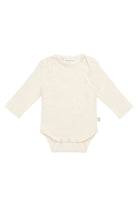 Merino Kids Long Sleeve Envelope Bodysuit (Cloud)
