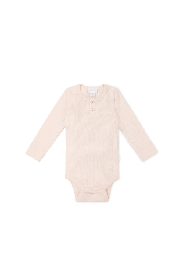 Jamie Kay Organic Cotton Modal L/S Bodysuit (Dainty Pink)