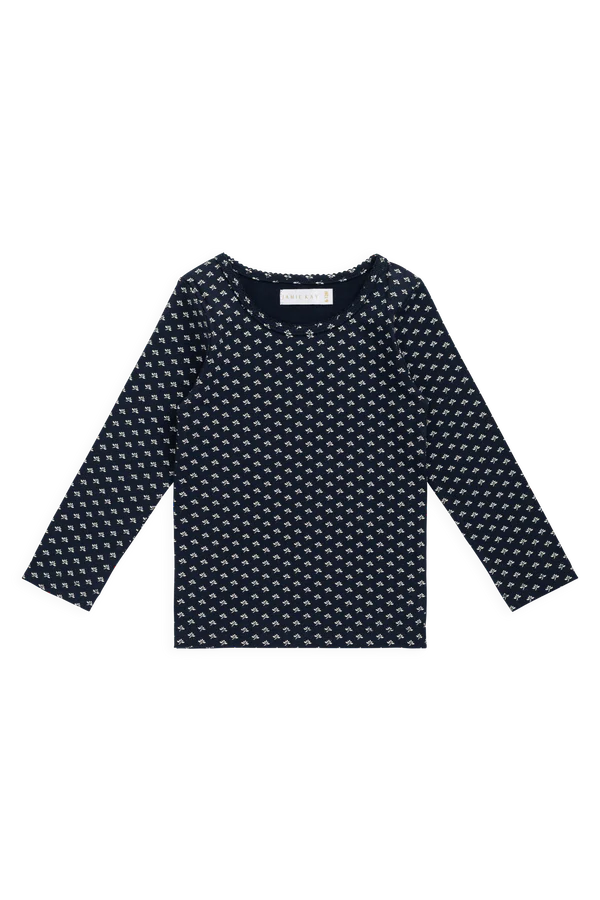 Jamie Kay Organic Cotton L/S Top (Lisa Petite Indigo)
