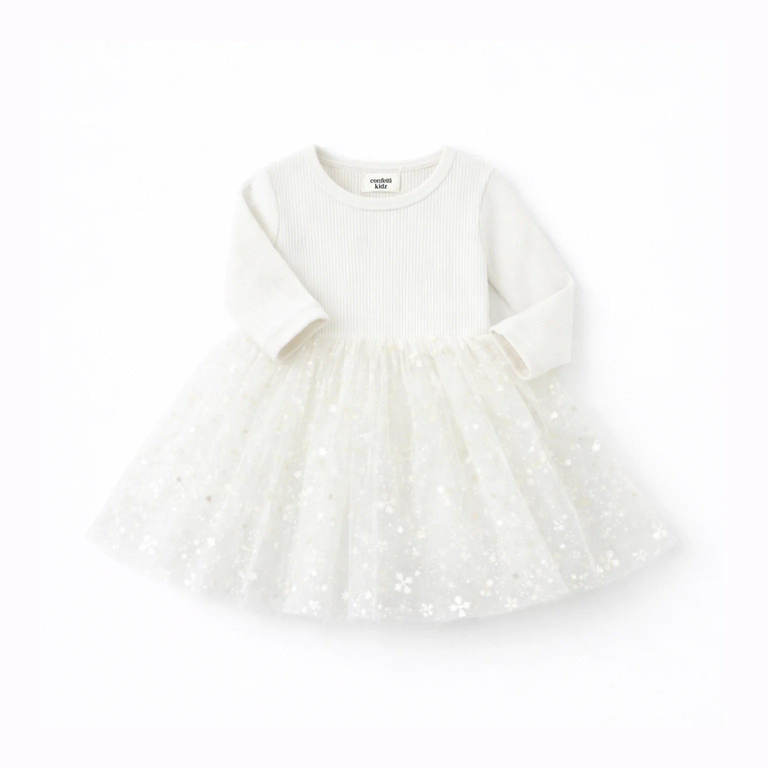 Confetti Kidz L/S Tulle Dress (Golden Daisies)