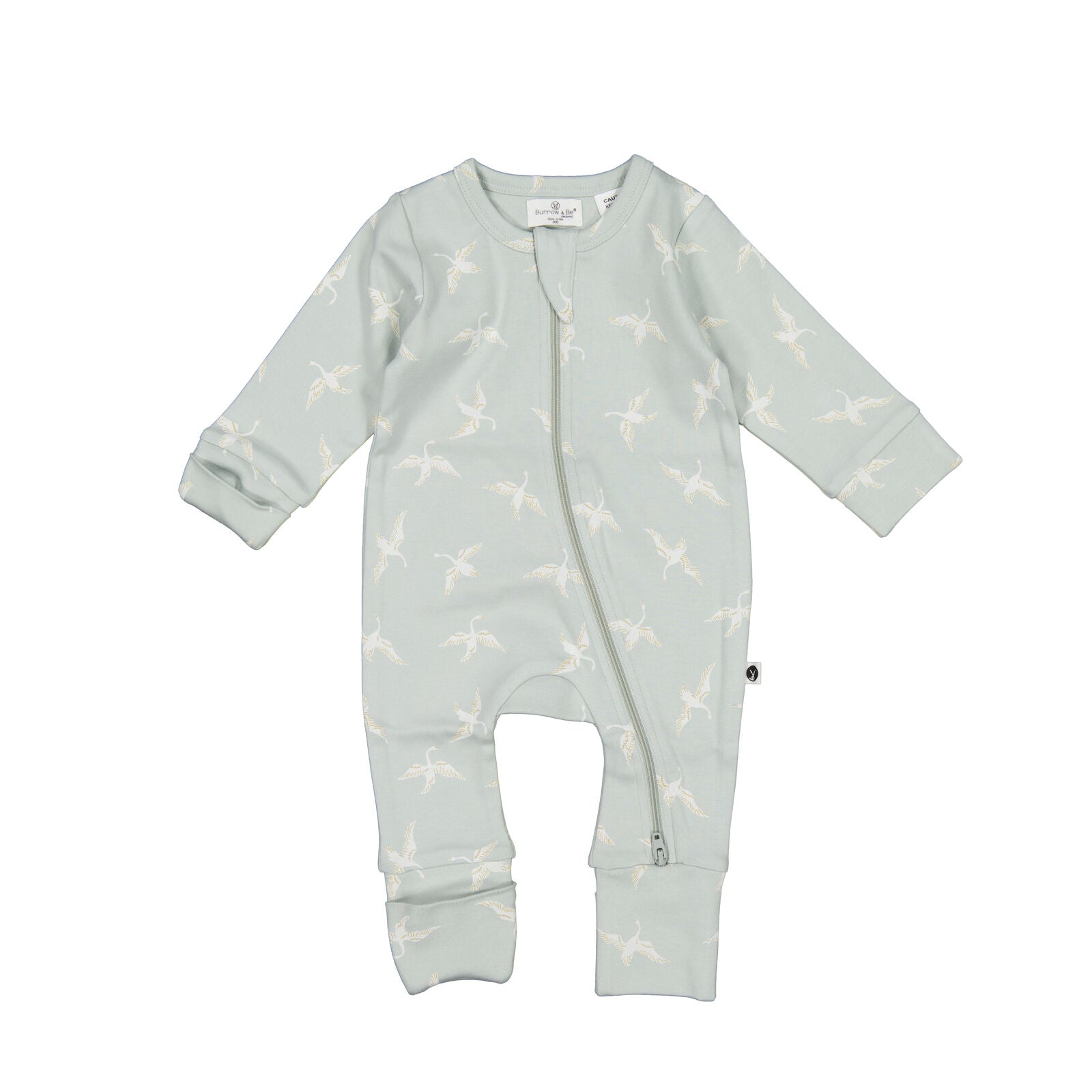 B&B L/S Zip Suit (Swan Flight)