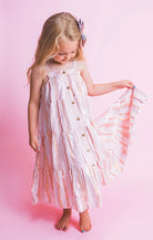 Yo Baby Stripe Dress (Soft Pink)