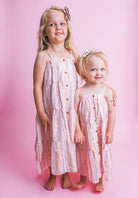 Yo Baby Stripe Dress (Soft Pink)