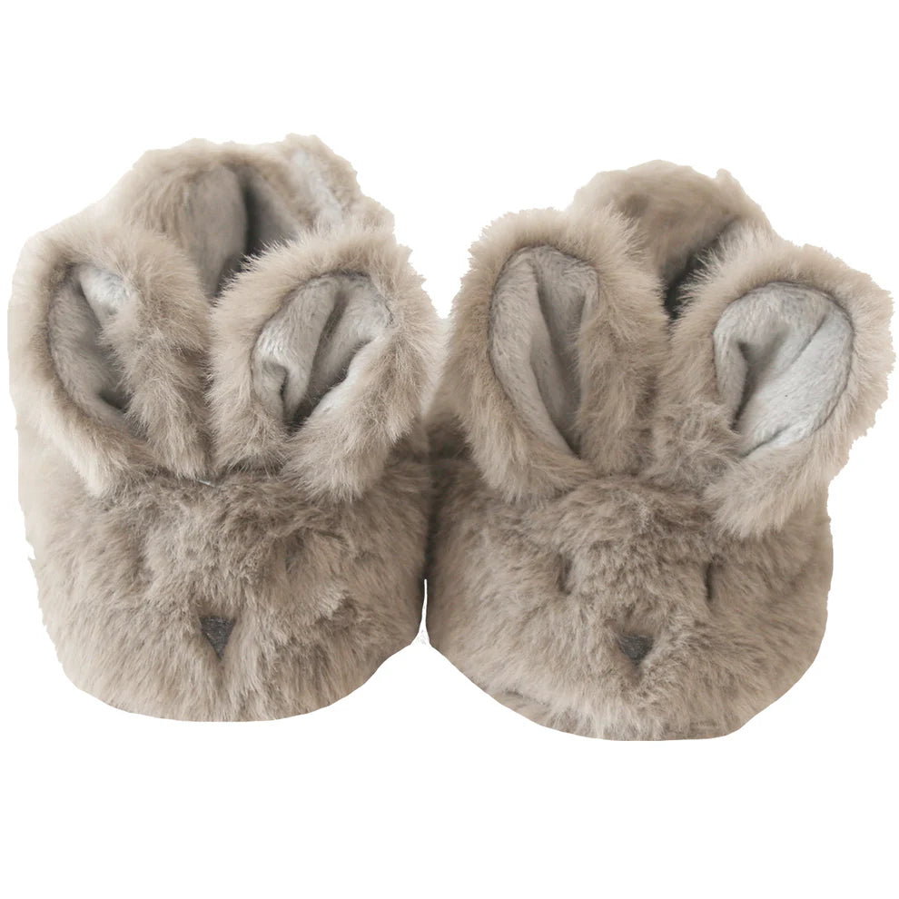 Alimrose Luxe Bunny Booties (Grey)