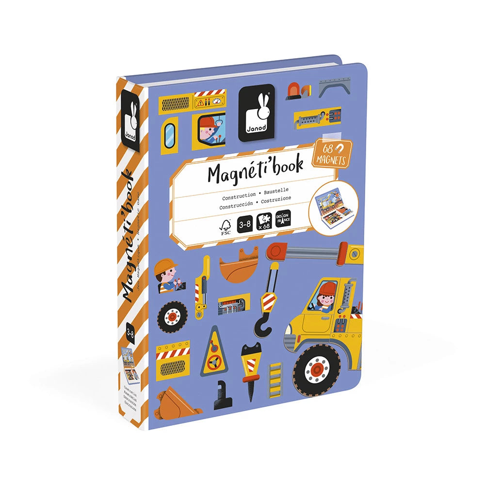Janod Magnetic Activity Book (Construction)