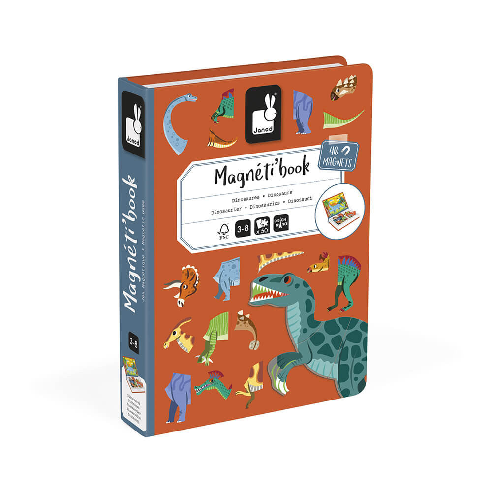 Janod Magnetic Book (Dinosaurs)