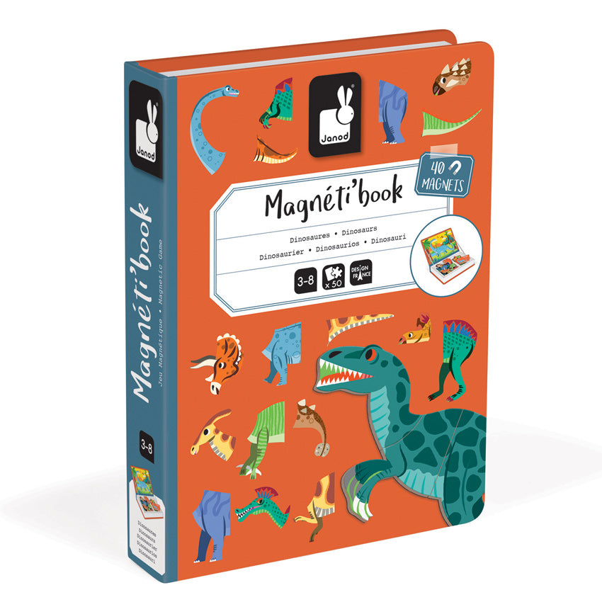 Janod Magnetic Book (Dinosaurs)