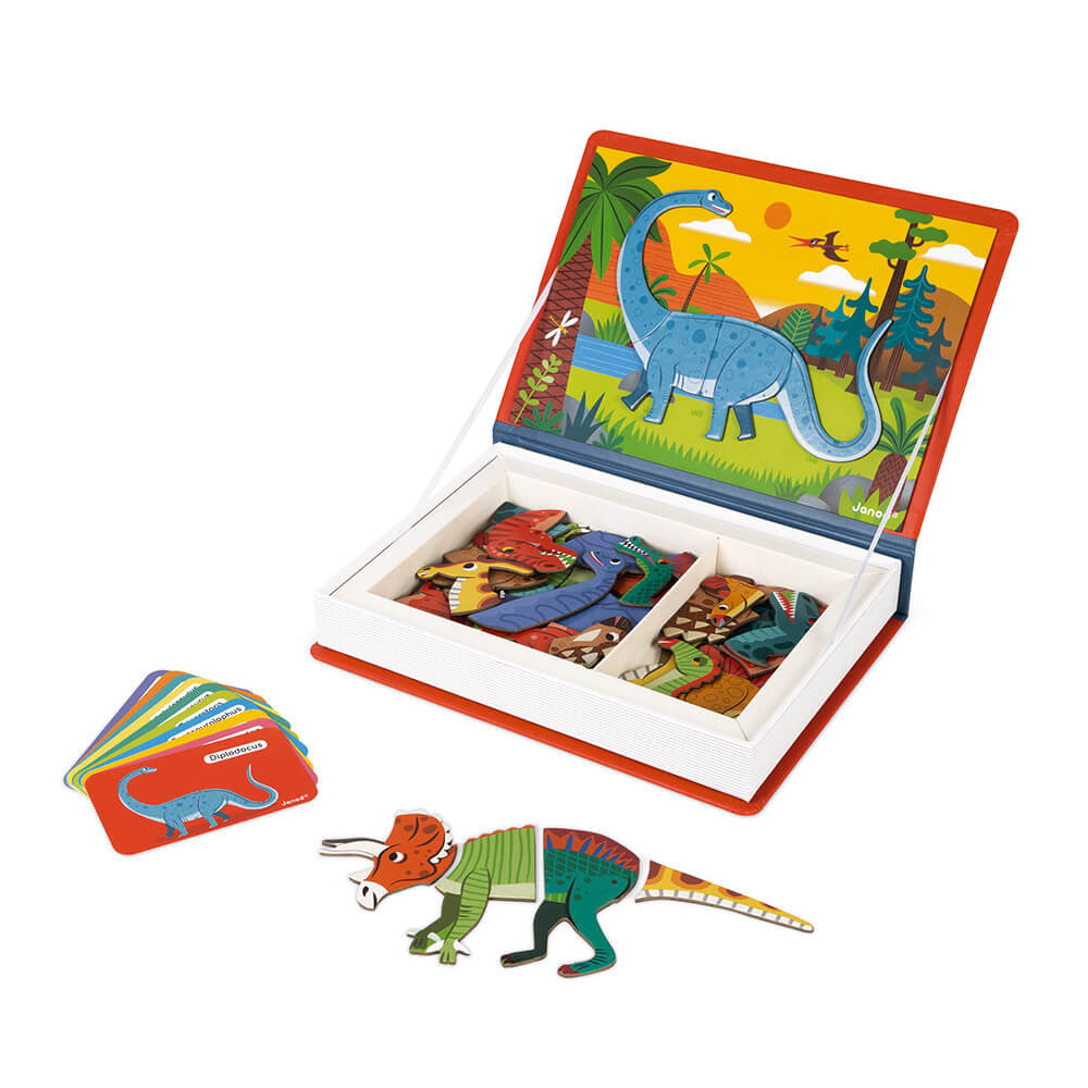 Janod Magnetic Book (Dinosaurs)