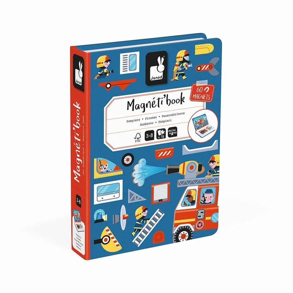 Janod Magnetic Activity Book (Firefighters)