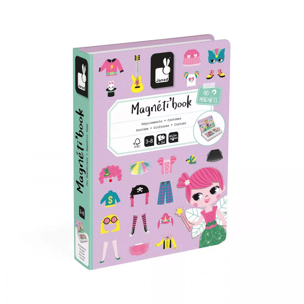 Janod Magnetic Activity Book (Girls Dress Up)