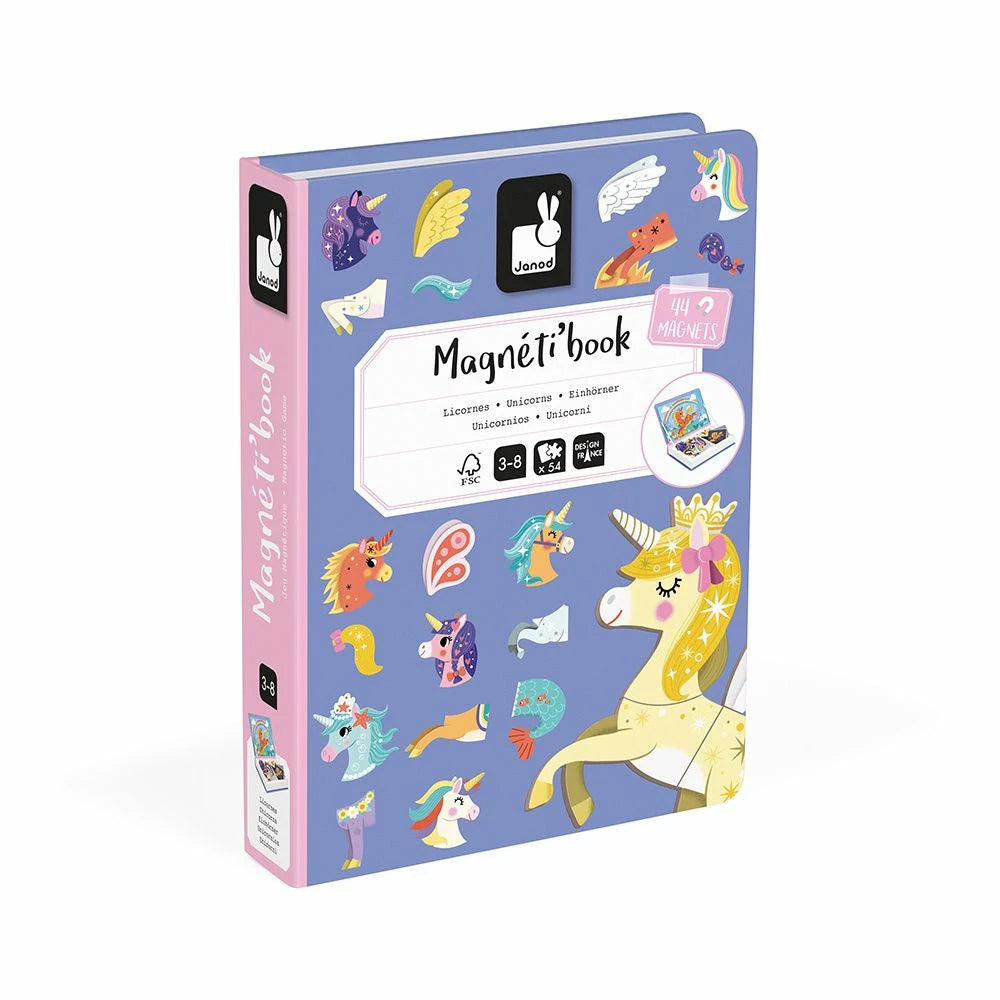 Janod Magnetic Activity Book (Unicorns)