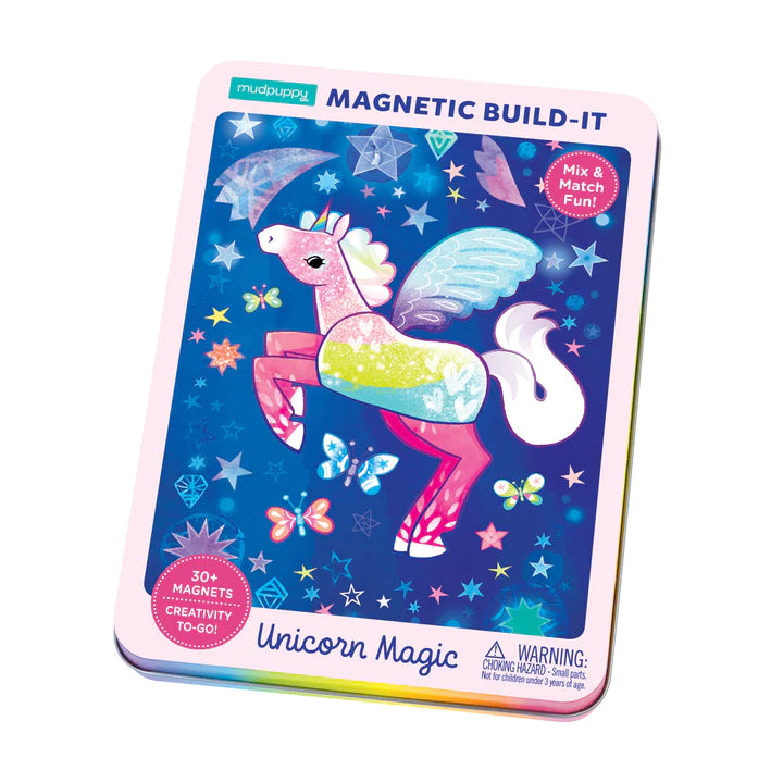 Mudpuppy Magnetic Build-It Set (Unicorn Magic)