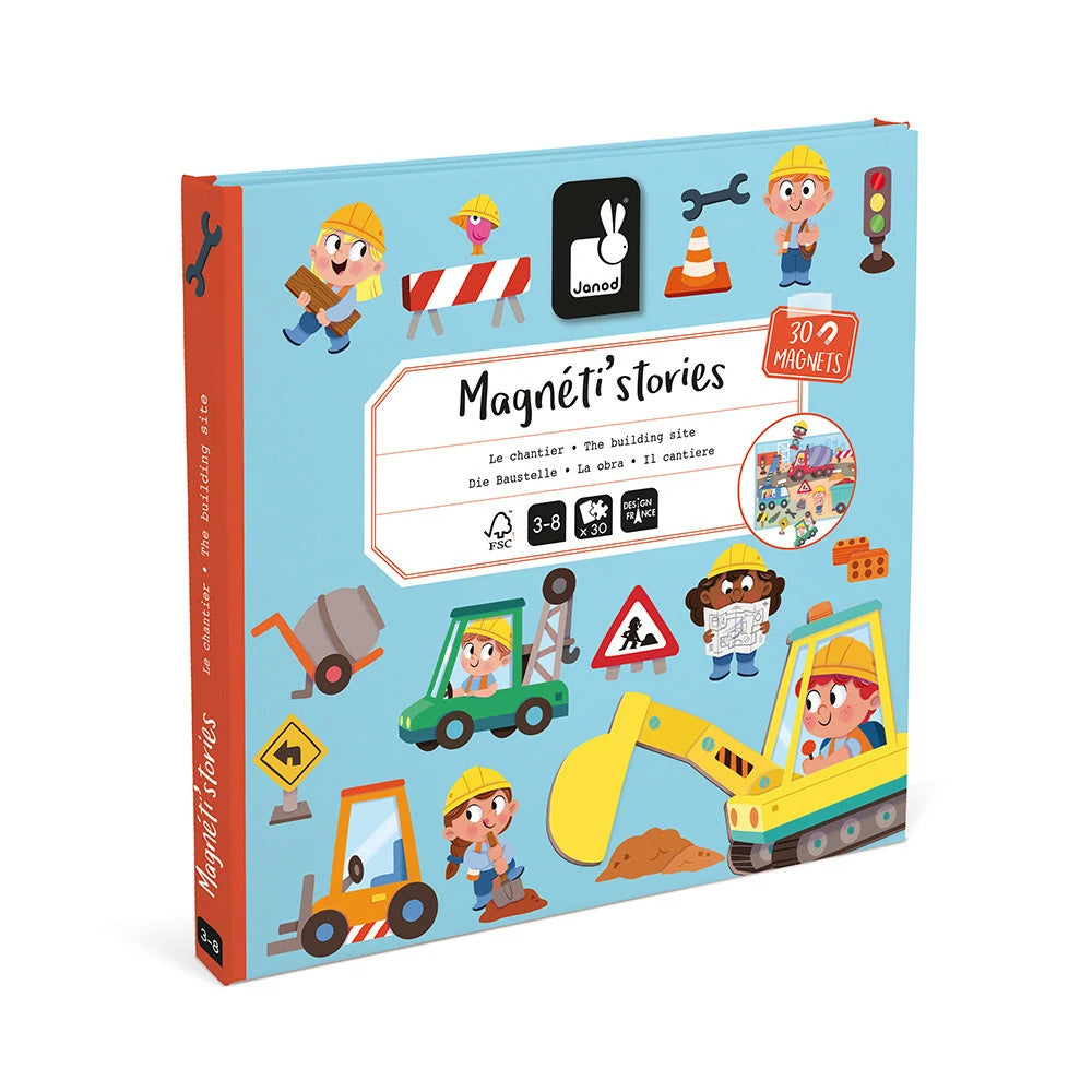 Janod Magnetic Activity Stories Kit (Building Site)